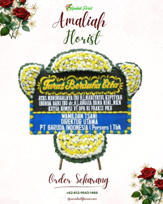 Papan Bunga Duka di Antapani Kulon