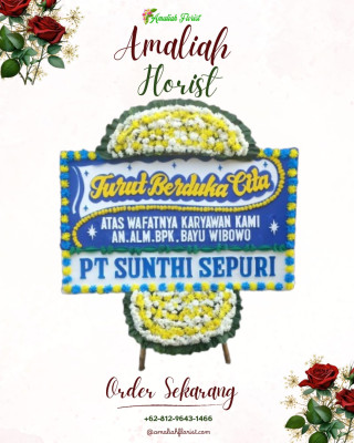 Papan Bunga Duka di Antapani Kulon