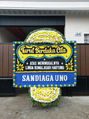 Papan Bunga Duka di Antapani Kulon