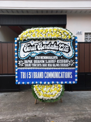 Papan Bunga Duka di Antapani Kulon